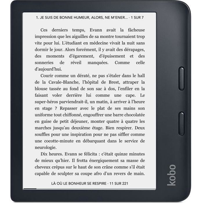 Livre de Lecture numérique Portable écran coloré Ultra-Clair Lecteur électronique étanche pour Musique/vidéo/Livres 8G Annadue 7 Pouces Lecteur e-Book