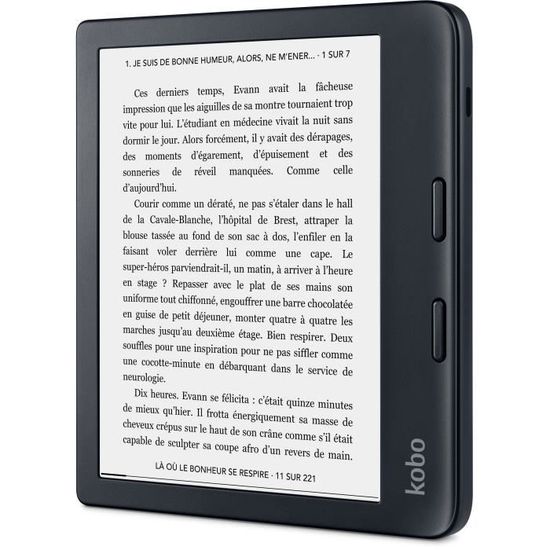 Bibliothèque - Étui fin pour liseuse Kobo Libra 2 (version 2021, modèle  N418) Housse de support en cuir PU - Cdiscount Informatique