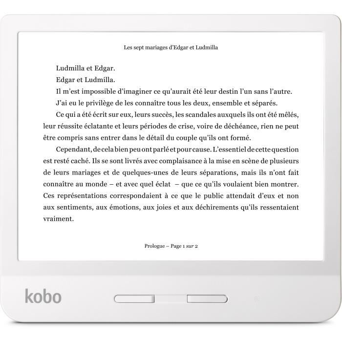 Liseuse KOBO Libra 2 Noir - 7 - 300ppp - Comfortlight PRO - Waterproof -  Bluetooth - 32Go - Cdiscount Informatique