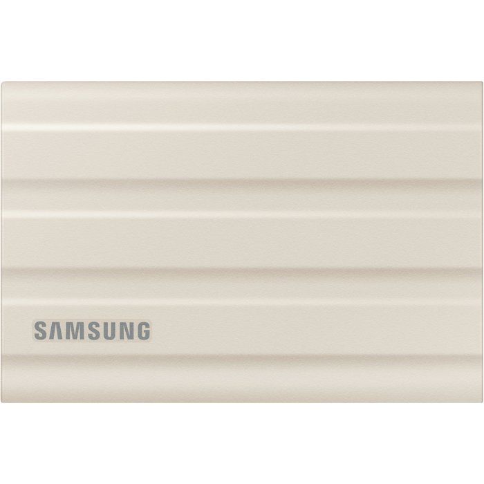 SAMSUNG - T7 Shield Beige - SSD Externe - 2 To - USB 3.2 - Vitesse lecture jusquà 1 050 Mo/s