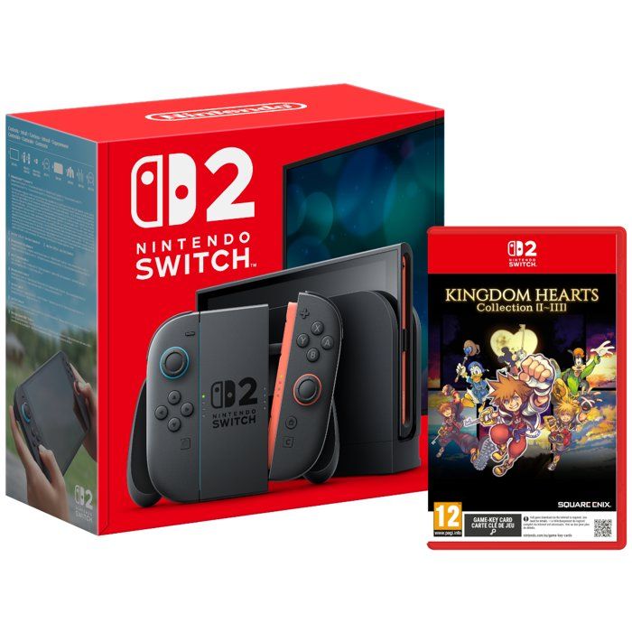 Pack Nintendo : Console Nintendo Switch 2 (Batterie remplaçable) + Kingdom Hearts Collection [I-III]