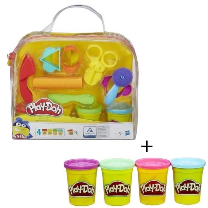 Play Doh Pate A Modeler Mon Premier Kit Assortiment De 4 Pots Cdiscount Jeux Jouets