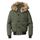 Manteau redskins capuche a fourrure