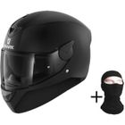 SHARK HELMETS SHARK Casque moto Intégral D-Skwal 2 + Cagoule - Noir mat