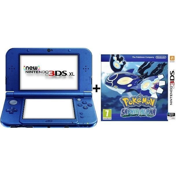 Console New Nintendo 3Ds XL bleue métallique avec beaucoup de jeux 🌟 - Consoles