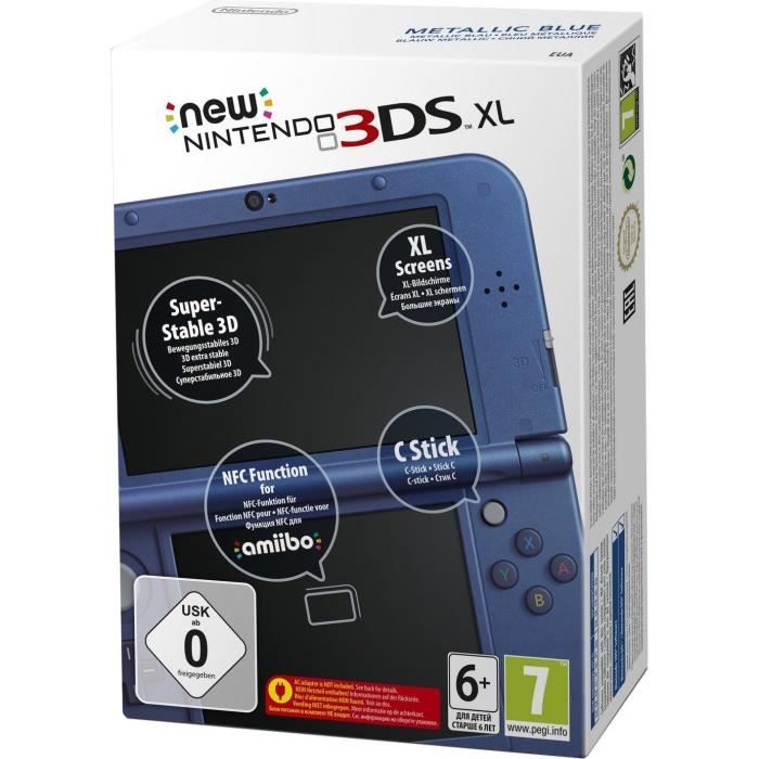 Pack New 3DS XL Bleue + Pokémon Alpha Saphir - Cdiscount Jeux vidéo
