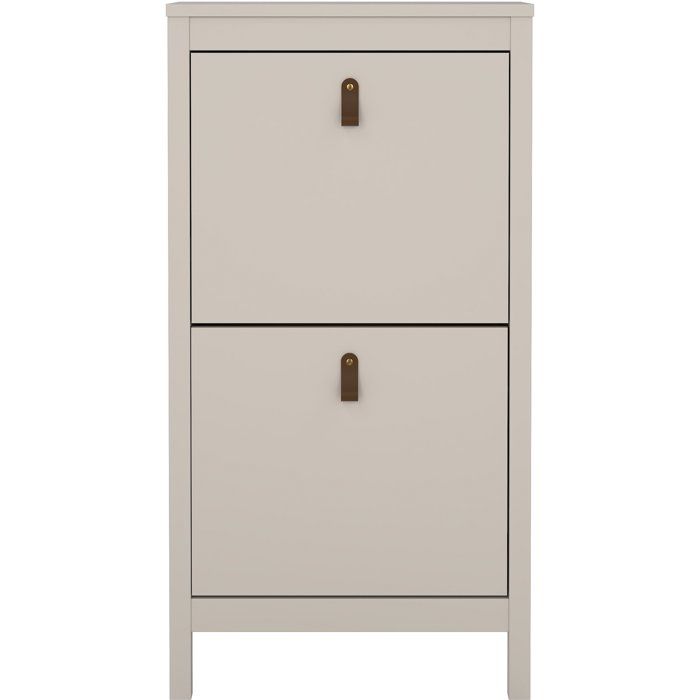Meuble à chaussures - MADRID - Cachemire - 8 paires - 538 x 246 x 1029 cm