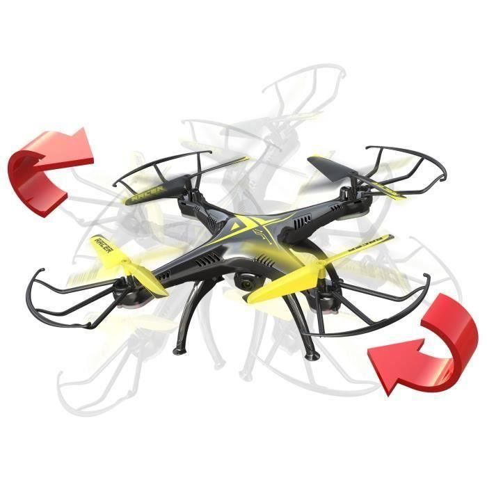 Flybotic by Silverlit - Stunt Drone enfant Cascadeur - Loopings 360° - Mode sans tête - Multidirectionnel - Utilisation Intérieure/Extérieure - 2,4GHz