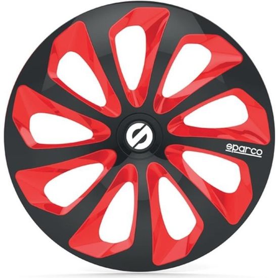 Enjoliveurs Sparco Palermo - 14 Pouces, Blanc, Lot De 4 | Pour Voiture