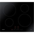 Table de cuisson induction SAMSUNG  - 4 zones - L 59 x P 57 cm - Revêtement verre - Noir - NZ64M3707AK/EF-0