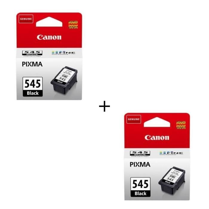 Canon Pixma iP2850 : X2 Multipack Cartouches Canon PG-545/CL-546  noir-couleurs 