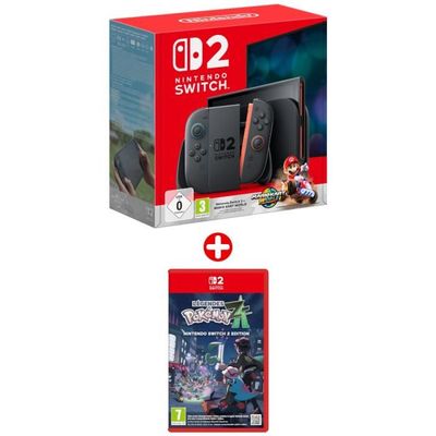NINTENDO Switch 2 + Mario Kart World (Code) + Légendes Pokémon: Z-A