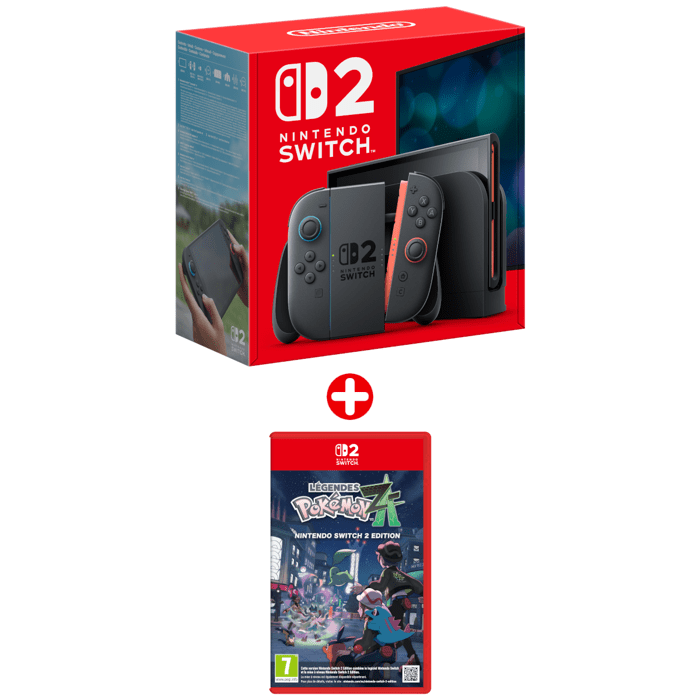 Pack Nintendo : Console Nintendo Switch 2 + Légendes Pokémon: Z-A