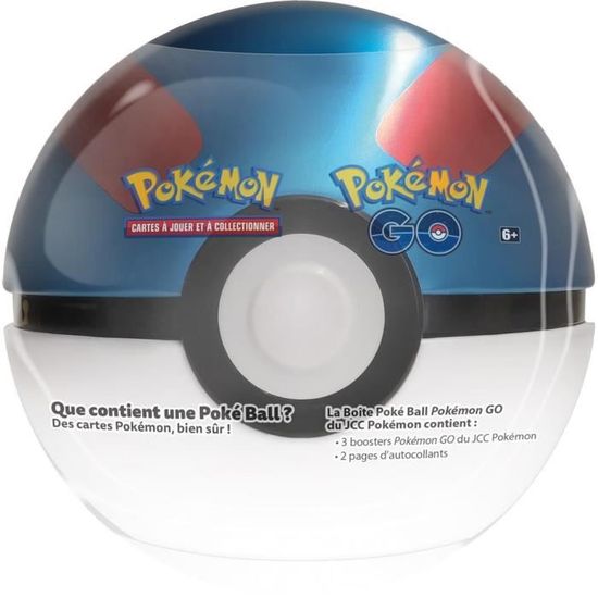 Pokémon - POKEMON - Pokéball Tin 3 boosters - Épée et Bouclier 10.5 - Couleur Aléatoire