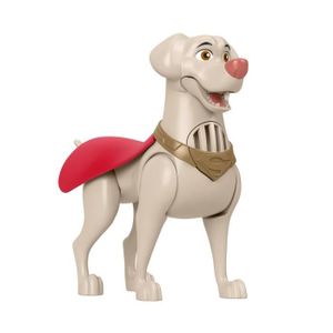 FIGURINE - PERSONNAGE Figurine Krypto sonore - DC league of Super Pets - Fisher-Price - 15cm - Articulée