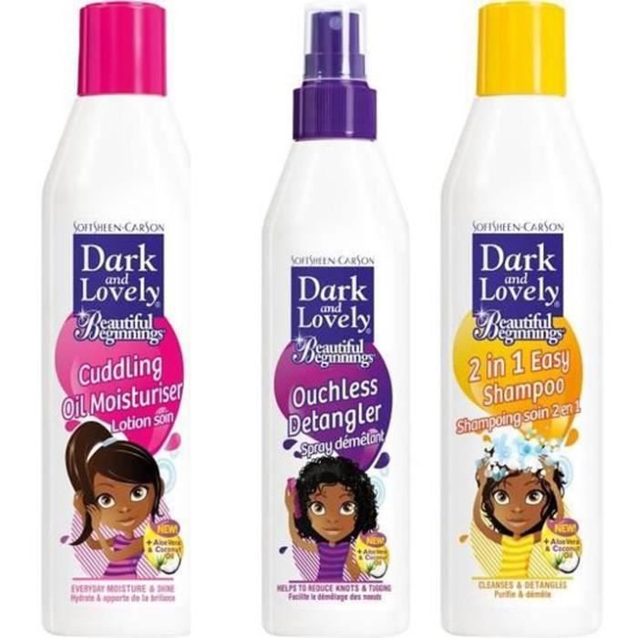 Dark Lovely Routine Soin Enfant Pour Cheveux Crepus Cdiscount Au Quotidien