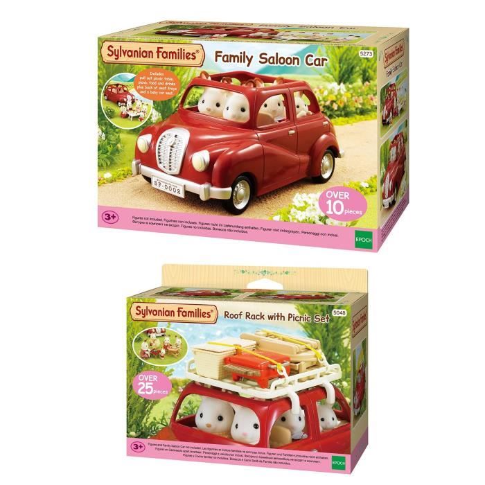 SYLVANIAN FAMILIES 5273 Voiture rouge + 5048 Galerie, BBQ et set  pique-nique - Cdiscount Jeux - Jouets