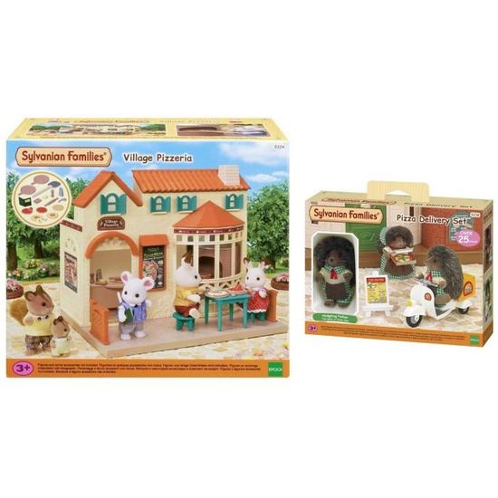 Sylvanian families village pizzeria clearance