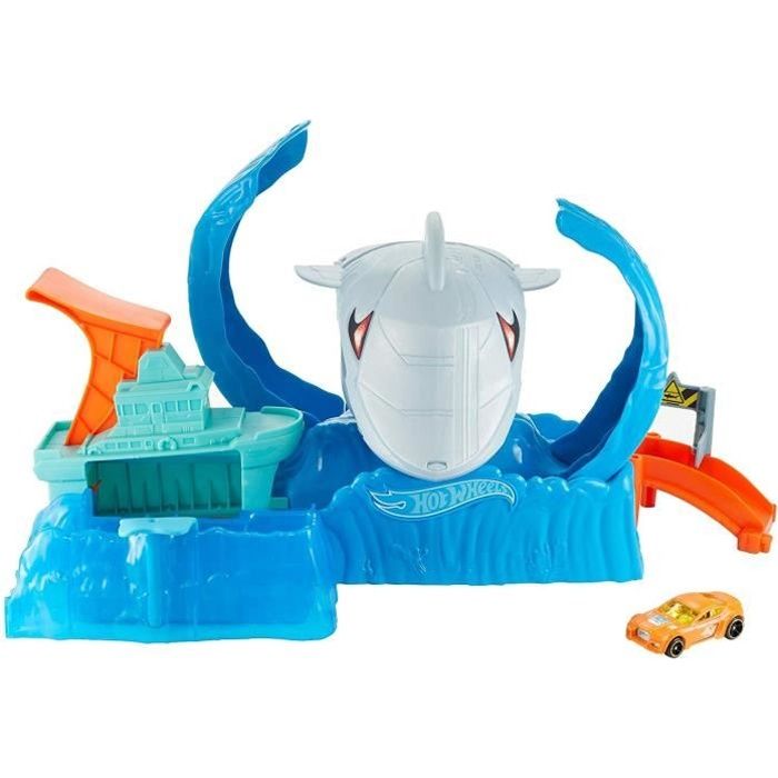 Structure de jeu pour petites voitures - HOT WHEELS - Robot Requin en folie  - Color Shifters - Intérieur - Cdiscount Jeux - Jouets