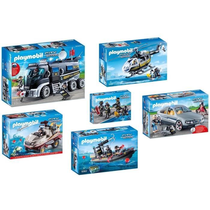 playmobil elite police truck