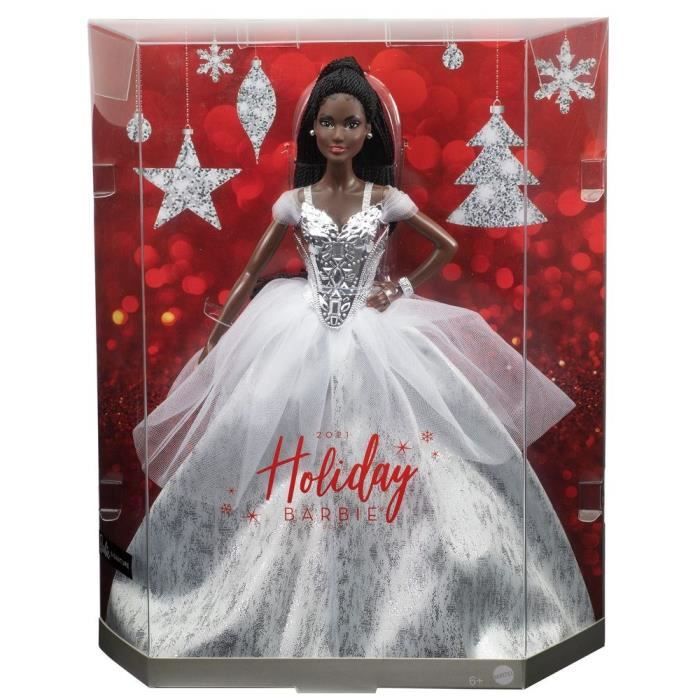 Poupée Barbie Joyeux Noël 2021 (brune) - Barbie Signature - Dès 6 ans -  Cdiscount Jeux - Jouets