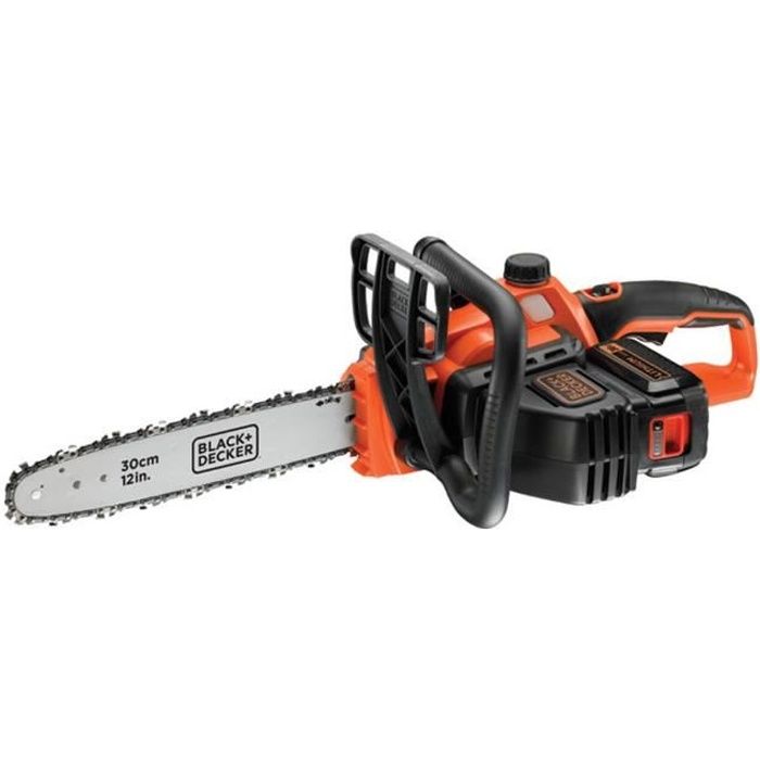 BLACK + DECKER Tron&ccedil;onneuse sans fil BLACK & DECKER Lithium 36V - Guide 30cm - Vitesse de cha&icirc;ne 5m/s 