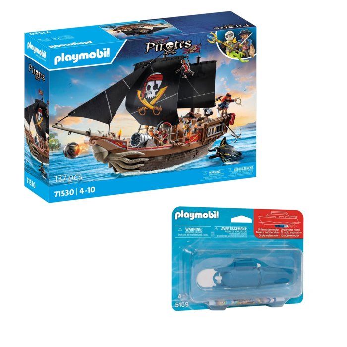 Jeux D'imitation Bateau Pirates Playmobil La Boite - vue 7