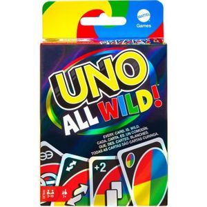 JEU D'APPRENTISSAGE Mattel Games - Uno All Wild - Jeu de Cartes Famill