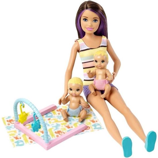 Maison de poupée Barbie Coffret Skipper Premiers Jobs Parc Aquatique -  Maison de poupée - Achat & prix