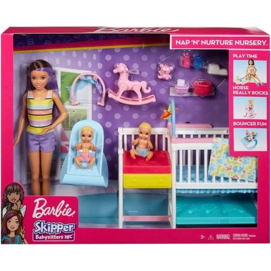 coffret baby sitter barbie