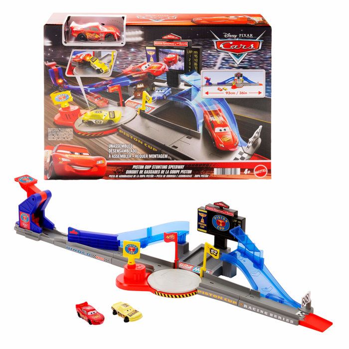 Disney Pixar Cars Disney · Pixar Cars Circuit Course Cascade Piston Cup - vue 2