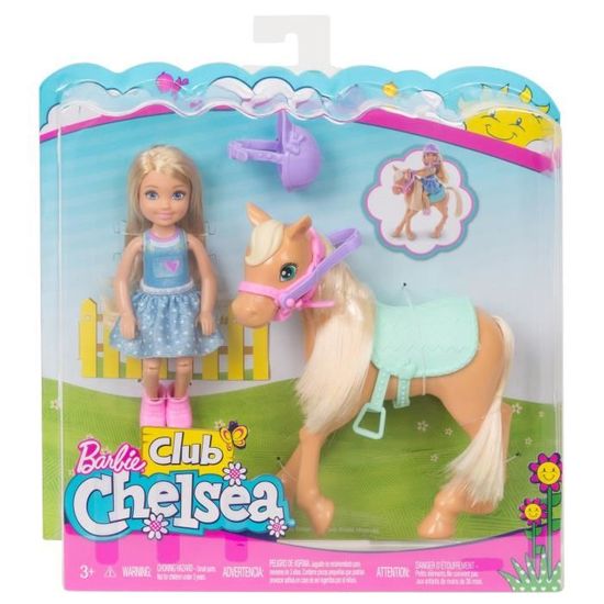 barbie chelsea et son poney