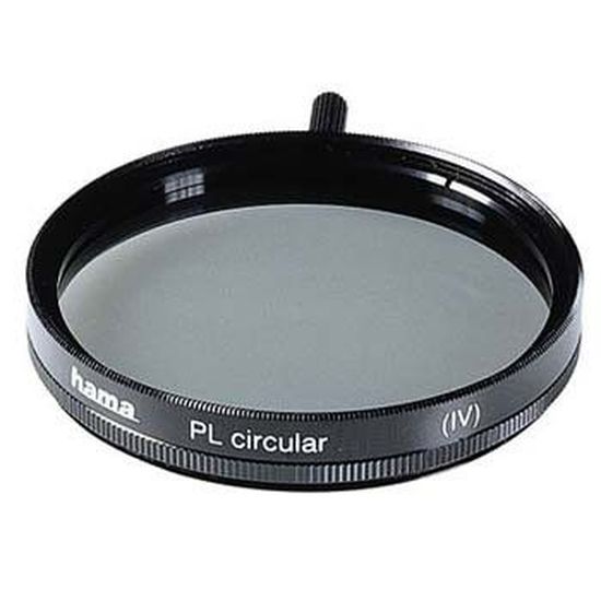 Filtre polarisant circulaire anti-UV Hama pour appareil photo - Diamètre 55 mm