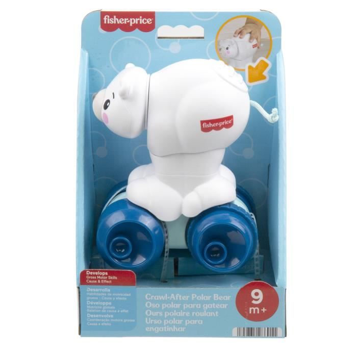 Fisher-Price - Ours polaire a poursuivre - Jouet d'éveil pour bébé - Fisher- Price - JDL63 - Jeu de stratégie - Achat & prix Fisher-Price - Ours polaire a poursuivre - Jouet d'éveil pour bébé - Fisher- Price - JDL63 - Jeu de stratégie - Achat & prix