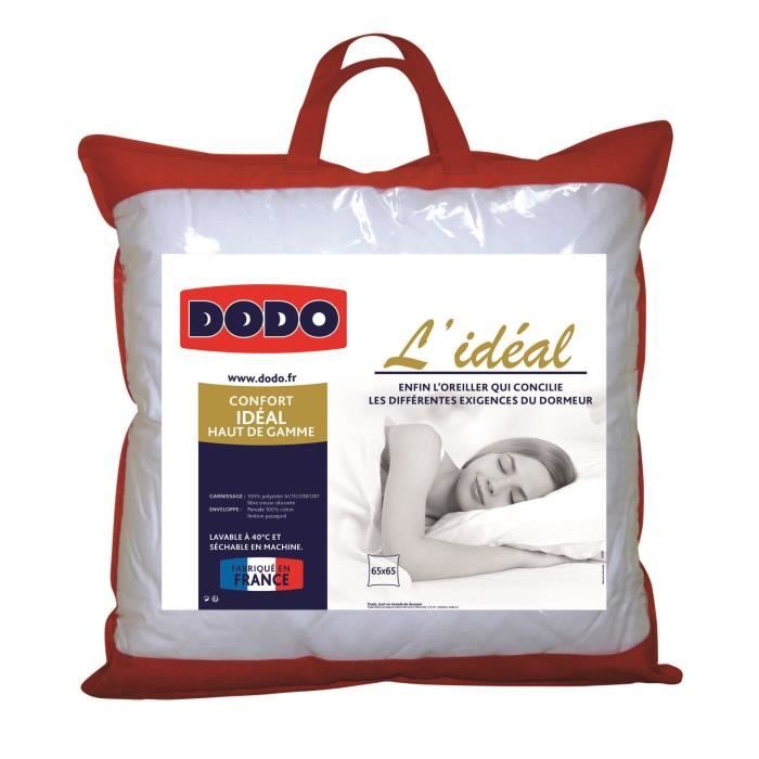 DODO Oreiller l'IDEAL 65x65cm - Cdiscount Maison