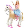 Barbie - Princesse Barbie et son Cheval Merveilleux - Poupée Mannequin - Dès 3 ans-0