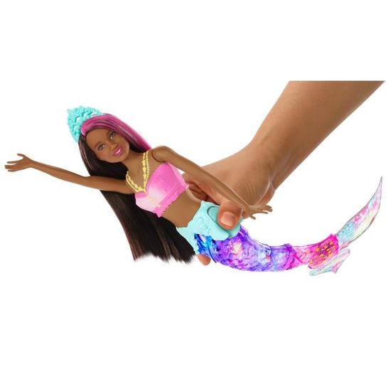 barbie sirene lumiere et danse aquatique