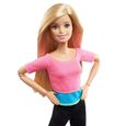 Poupée Barbie Fitness Haut Rose - Marque BARBIE - Articulations souples - Pour enfants de 3 ans et plus-2