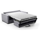 BRAND Canapé convertible express - MARIUS - Tissu Gris clair - matelas 14cm - 190 x 100 x 87 cm