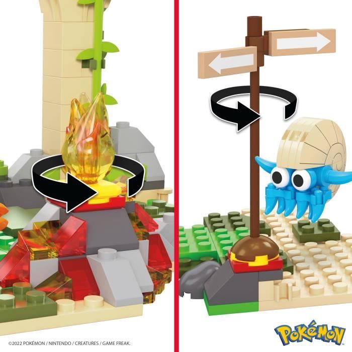 MEGA Pokemon Ruines de la Jungle Coffret de construction HDL86 Cdiscount Jeux Jouets