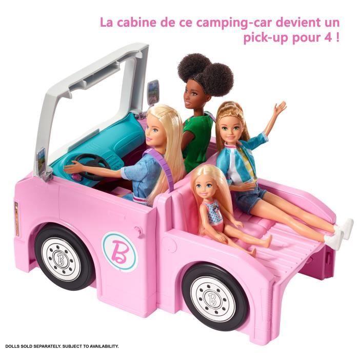 Soldes Barbie Camping-car transformable (FBR34) 2024 au meilleur