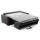 BRAND Canapé convertible express - MARIUS - Tissu Anthracite - matelas 14cm - 190 x 100 x 87 cm