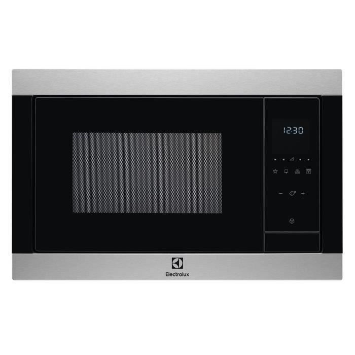 Micro-ondes encastrable - ELECTROLUX - CMS4253TMX - Inox anti-trace - 23l - Grill - H 388 x L 595 x P 400 mm - Electrolux