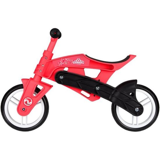 Vélo D'Équilibre 16 Pouces Aluminium - Draisienne Sans Pédales 5-9 Ans - Rose - Bixe - Apprentissage Équilibre