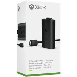CHARGEUR CONSOLE Kit Play & Charge Xbox nouvelle génération - Compatible manettes Xbox Series
