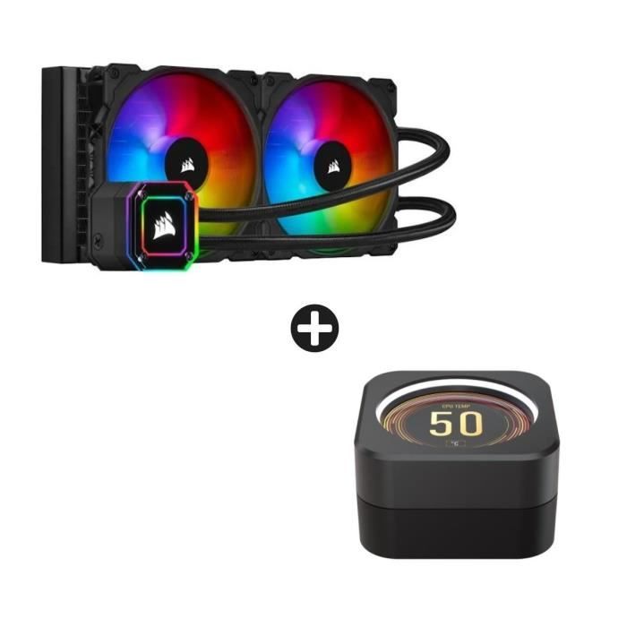 CORSAIR Système de refroidissement pour processeur liquide iCUE
