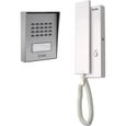 Interphone audio - EXTEL - WEPA 401 LC - 2 fils - Double commande gâche/serrure électrique - Portée 100 m-0