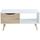 Table basse chene et blanc