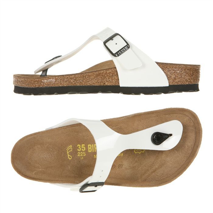 BIRKENSTOCK Nu-pieds Gizeh Blanc Femme