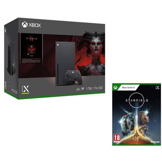 Pack Console Xbox Series X - 1To + Diablo IV + Starfield
